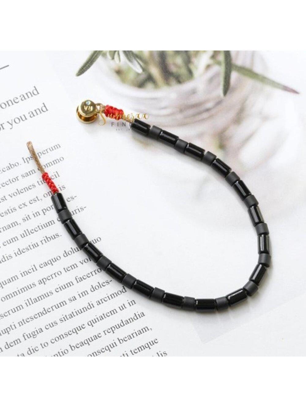 Roxanne Assoulin Black Out U Tube Bracelet Large